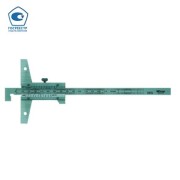 Vernier Depth Gauge Hook Type 0-200mm, 0,02mm, Fine adjustment
