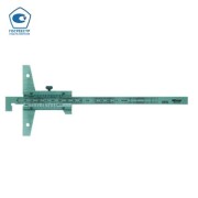 Vernier Depth Gauge Hook Type 0-150mm, 0,02mm, Fine adjustment