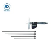 Digital Depth Micrometer 0-150mm, incl. 6 Rods
