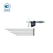 Digital Depth Micrometer 0-300mm, incl. 12 Rods