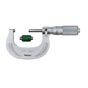 Outside Micrometer with Cr Finish Frame 1-2", Friction Thimble, 0,0001"