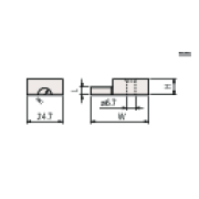 Tie Rod 19mm For Square Type Gauge Blocks