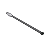 Stylus M3 diamond coated ball 3,05mm carbide stem Ø2mm, stainless steel base Ø4mm, L50mm, ML42,5mm