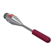 Cylinder stylus M3 ruby 2,0mm base stainless steel Ø4,0mm L 19,0mm, ML 13,0mm, ML1 6,5mm