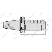 Патрон для концевых фрез с хвостовиком Weldon SK50-SLN40-120