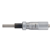 Micrometer Head, Medium-sized Type with D=8mm Spindle, 0-1", 0,0001", Flat, with Spindle Lock, w/o Ratched