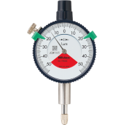 Dial Gauge, Flat Back, ISO Type One Revolution, Jeweled Bearing, Shock- & Dustproof, 0,1mm, 0,001mm