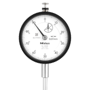 Dial Gauge, Flat Back, ISO Type 20mm, 0,01mm