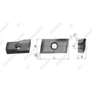 APMT1605PDER-HM-HR5220 Пластина фрезерная