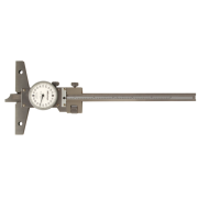 Глубиномеры с круговой шкалой 0-200 мм 0-6", With Fine adjustment