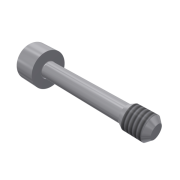 Screw Cubical stylus holder M5 stainless steel Ø8,5mm, 26,1mm