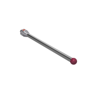 Stylus M5 ruby ball Ø8,0mm carbide stem Ø6,0mm, base titanium Ø11,0mm L 96,0mm, ML 83,0mm