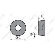 RDKW1003MO-HR5210 Пластина фрезерная