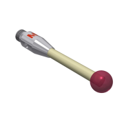 Stylus M3 ruby ball Ø4,0mm ceramic stem Ø2,0mm, base stainless steel Ø4,0mm L 21,0mm, ML 17,0mm