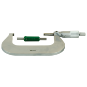 Outside Micrometer with Cr Finish Frame 3-4", Ratchet, 0,0001"
