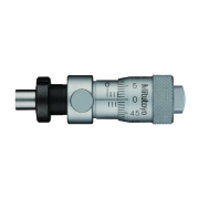 Micrometer Head, Locking Screw Type 0-6,5mm, 0,01mm, Flat, with Clamp Nut