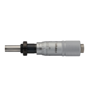 Micrometer Head, Carbide Tipped Spindle Standard Type, 0-0,5", 0,001", Flat, with Clamp Nut, Rev. Reading