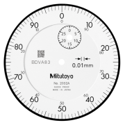 Dial Gauge, Lug Back, ISO Type 30mm, 0,01mm