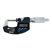 Digital Micrometer IP65, Inch/Metric 0-1", Ratched Thimble, with Output