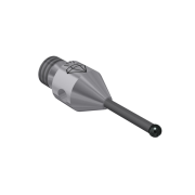 Stylus M3 diamond coated ball 1,05mm carbide stem Ø0,8mm, stainless steel base Ø4mm, L10mm, ML5mm