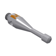 Cylinder stylus M2 stainless steel 1,5mm stainless steel stem Ø1,0mm, base stainless steel Ø3,0mm L 11,0mm, ML 4,5mm, ML1 1,7mm
