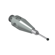 Stylus M2 diamond coated ball 0,5mm carbide stem Ø1mm, stainless steel base Ø3,0mm, L10mm, ML 4mm, ML1 2,4mm