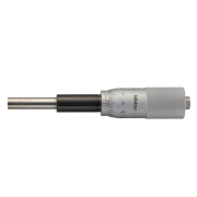 Micrometer Head, Medium-sized Type with D=8mm Spindle, 0-25mm, 0,01mm, Flat, w/o Ratched