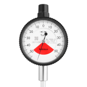 Dial Gauge, Flat Back, ISO Type One Revolution, Jeweled Bearing, Shockproof, 0,1mm, 0,001mm