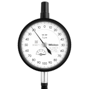 Dial Gauge, Flat Back, ISO Type IP64, Jeweled Bearing, Shockproof, 1mm, 0,001mm