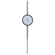 Dial Gauge, Flat Back, ISO Type Jeweled Bearing, Shockproof, 100mm, 0,01mm