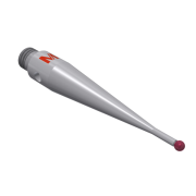 Stylus M3 ruby ball Ø1,0mm stainless steel stem Ø0,7mm, base stainless steel Ø4,0mm L 21,0mm, ML 4,0mm