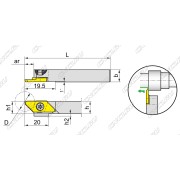 CTPAR12 Державка отрезная / канавочная