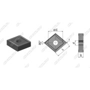 CNMG120408-GF-HS8215 Пластина токарная