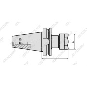 BBT40-ER16-120 Патрон цанговый