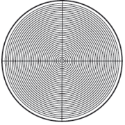 Визирная сетка для TM Concentric Circles (4 mm, P=0,05 mm)