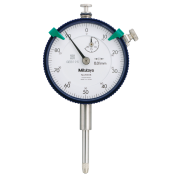 Dial Gauge, Flat Back, ISO Type Jeweled Bearing, Shockproof, 20mm, 0,01mm