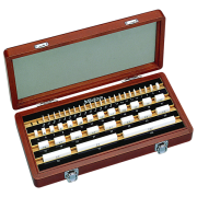 Gauge Block Set, Metric, JCSS Cert., ISO 47 Blocks, Grade 1, Ceramic