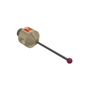 Stylus M5 ruby ball Ø2,5mm Stylus M5 ruby ball Ø2,5mm, carbide stem Ø1,5mm, titanium base Ø10,0mm, L30mm, ML 21mm