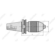 Патрон сверлильный быстрозажимной BT30-APU8-85