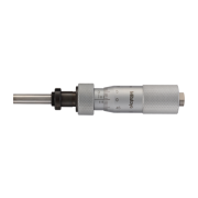 Micrometer Head, Medium-sized Type Standard Type, 0-25mm, 0,001mm, Flat, with Clamp Nut/Spindle Lock, w/o Ratched