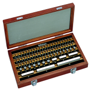 Gauge Block Set, Metric, JCSS Cert., ISO 76 Blocks, Grade 0, Steel