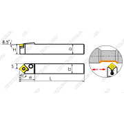 PSDNN2020K12 Резец токарный (державка) по металлу