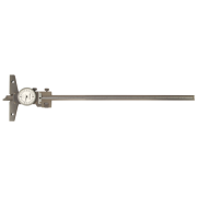 Глубиномеры с круговой шкалой 0-200 мм 0-12", With Fine adjustment