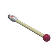 Stylus M3 ruby ball Ø4,0mm ceramic stem Ø2,0mm, base stainless steel Ø4,0mm L 30,0mm, ML 27,0mm