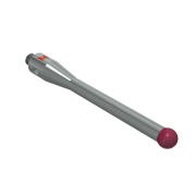 Machine Tool Stylus M4 ruby ball 5,0mm stainless steel stem Ø 4,5mm, base stainless steel Ø7,0mm, L 50,0mm, ML 33,5mm -components hard soldered