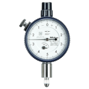 Dial Indicator, Flat Back, AGD/ANSI 0,025",0,0001", Jeweled Bearing