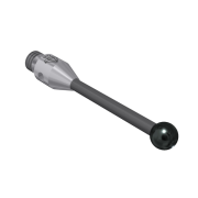 Stylus M3 diamond coated ball 3,05mm carbide stem Ø1,5mm, stainless steel base Ø4mm, L20mm, ML15,5mm