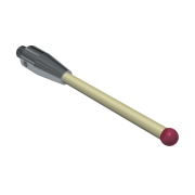 Machine Tool Stylus M4 ruby ball 4,0mm ceramic stem Ø 3,0mm, base stainless steel Ø7,0mm, L 50,0mm, ML33,5mm -components hard soldered