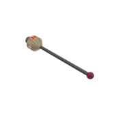 Stylus M5 ruby ball ø4,0mm Stylus M5, ruby ball Ø4mm, carbide stem Ø2mm, titanium base Ø10mm, L50mm, ML41,9mm
