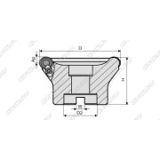 EMR-5R-50-22-4T Фреза торцевая насадная